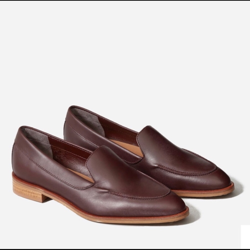 Everlane modern loafer burgundy size 9